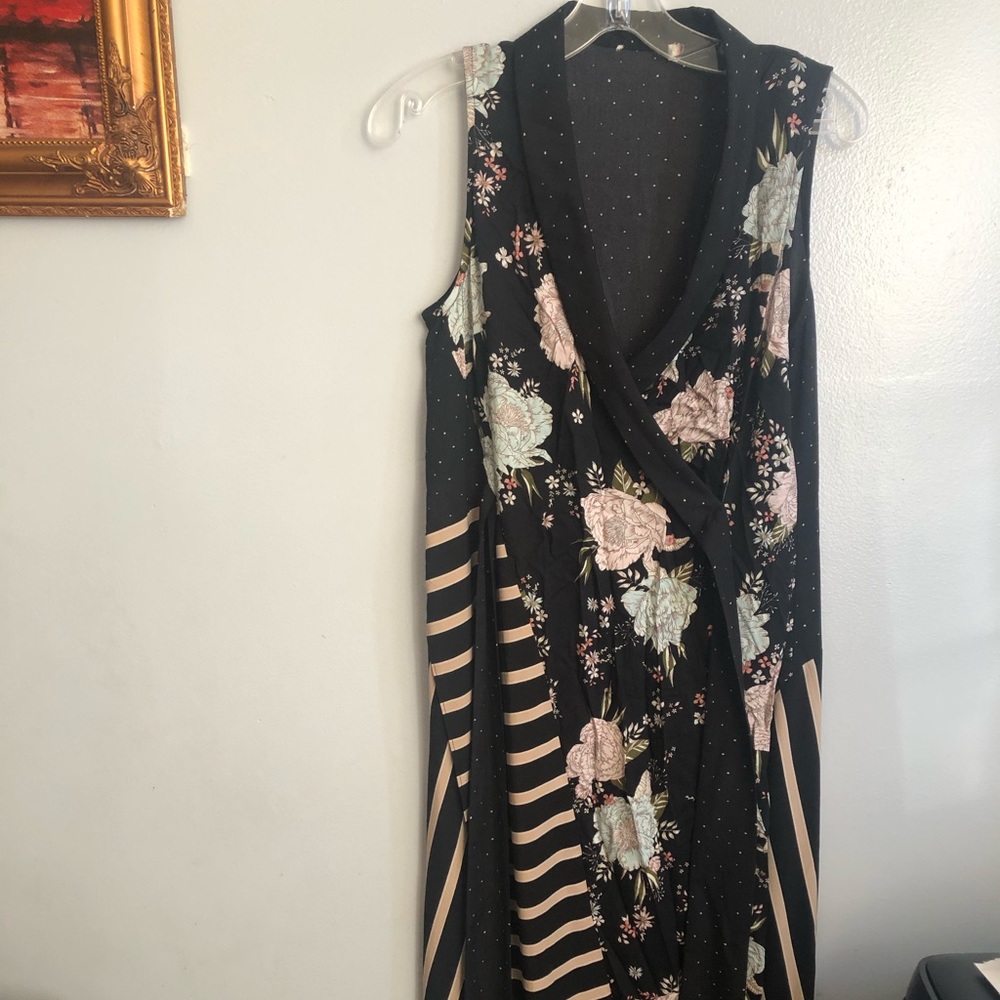 Faux wrap Dress